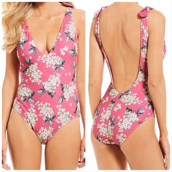 Liberty Fabric Archive Lilac Plunge Swimsuit - Picture 6 of 6